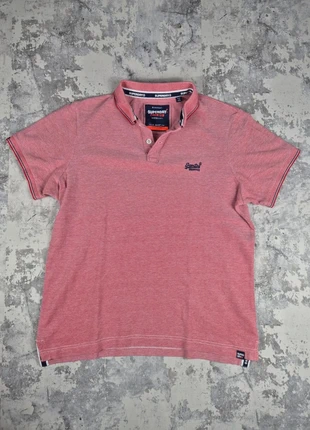 Polo SuperDry taille 3XL rouge 100%coton logo brodé, marca: Superdry, estado: Bom, tamanho: XXXL, €15.00, €16.45 inclui Proteção do Comprador