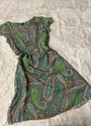 Robe Esprit – Y2K / Vintage – Neuve – Taille 38 – Brun & Vert – Motifs magnifiques, marque: Esprit, état: Neuf sans étiquette, taille: M / 38 / 10, 10,00 €, 11,20 € Protection acheteurs incluse