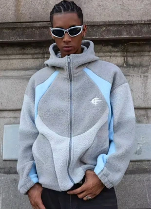 Veste Sherpa homme – Polaire à capuche M, jamais portée, marque: y2k, état: Très bon état, taille: M, 49,00 €, 52,15 € Protection acheteurs incluse