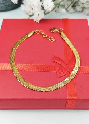 Bracelet acier inoxydable doré #6, marca: Boutique Île de Beauté, estado: Novo sem etiquetas, €3.95, €4.85 inclui Proteção do Comprador Pro