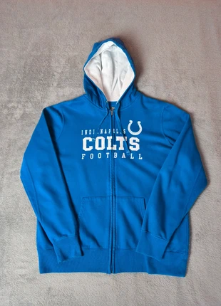 Pull à capuche NFL collection Indianapolis Colts Football full zip bleu logo brodé blanc - M, marca: NFL, estado: Muy bueno, tamaño: M, 15,00 €, 16,45 € Protección al comprador incluida