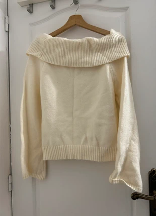 Pull blanc, condition: New without tags, size: L / 40 / 12, €4.00, €4.90 includes Buyer Protection