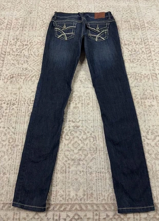 Jean Maurices Skinny Y2K Women Low Waist Vintage Femme W26 L32 Embroidered Blue #K186T21, marque: Maurices, état: Très bon état, taille: S / 36 / 8, 12,70 €, 14,04 € Protection acheteurs incluse