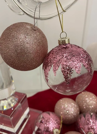 Set da 15 Palline di Natale Rosa, marque: Maisons du Monde, état: Neuf sans étiquette, 15,00 €, 16,45 € Protection acheteurs incluse