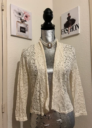 Gilet boléro dentelle vintage bohème chic, brand: Vintage Dressing, condition: Very good, size: S / 36 / 8, €8.50, €9.63 includes Buyer Protection Pro