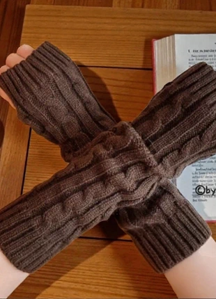 Manchons/Mitaines longues motif torsades irlandaises, brand: Boutique Bohéme, condition: New without tags, size: One size, €12.00, €13.30 includes Buyer Protection Pro