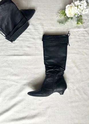 Bottes en cuir noir - San Marina - Taille 36, marca: San Marina, estado: Bueno, tamaño: 36, 4,00 €, 4,90 € Protección al comprador incluida