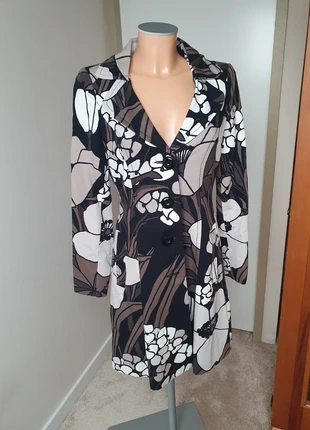 Jas mantel Steps XS wit bruin beige zwart, merk: Steps, staat: Heel goed, maat: XS / 34 / 6, € 27,00, € 29,05 inclusief Kopersbescherming Pro