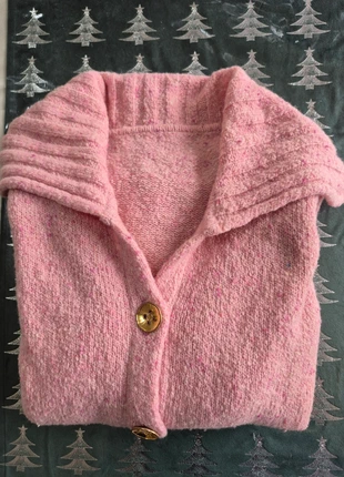 Cardigan oversize di lana rosa barbie, brand: Lana, condizioni: Nuovo senza cartellino, taglia: M / IT 42 / EU 38, €10.00, €11.20 include la Protezione acquisti