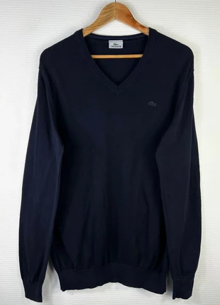 Pull Lacoste Col V Bleu Marine, marca: Lacoste, estado: Muito bom, tamanho: L, €29.00, €31.15 inclui Proteção do Comprador Pro