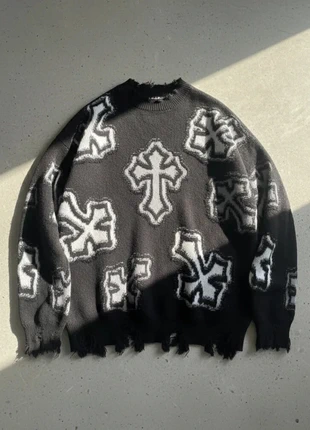 Pull / noir / croix / grunge, brand: Black Ritual Studio, condition: Very good, size: M, €69.90, €74.10 includes Buyer Protection