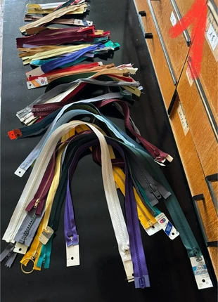 Lot 50 fermeture éclair de 15 15 à 70 cms, marca: Prestil YKK, estado: Muito bom, €17.00, €18.55 inclui Proteção do Comprador