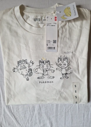 T-Shirt Uniqlo x Pokémon - Miaouss Meowth Taille S Exclu Japon Neuf, brand: Uniqlo, condizioni: Nuovo con cartellino, taglia: S, €18.90, €20.55 include la Protezione acquisti Pro