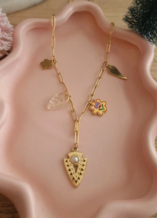 Prachtige bedelketting met een parel en leuke bedels!, brand: My Jewellery, condizioni: Nuovo senza cartellino, €9.95, €11.15 include la Protezione acquisti