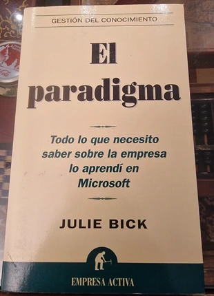 El paradigma. Todo lo que necesito saber sobre la empresa lo aprendí en Microsoft., état: Neuf sans étiquette, 7,00 €, 8,05 € Protection acheteurs incluse