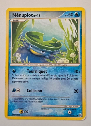 Nénupiot ~ DP ~ Merveilles Secrètes, brand: Pokémon, condizioni: Buone, €1.00, €1.75 include la Protezione acquisti