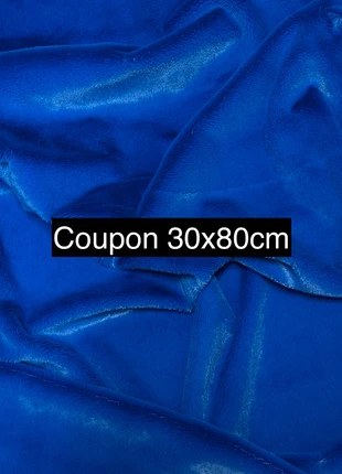 Fausse fourrure bleu roi poils courts | Coupon 30×80 cm | Douce, brand: Fourrure, condition: Very good, €9.00, €10.15 includes Buyer Protection Pro