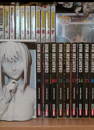 Makima Diorama da libreria -Chainsaw Man, marque: Chainsaw Man, état: Comme neuf, 15,00 €, 16,45 € Protection acheteurs incluse