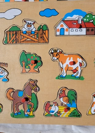 Puzzle bois animaux, marca: Puzzle, estado: Bom, tamanho: Tamanho único, €5.00, €5.95 inclui Proteção do Comprador