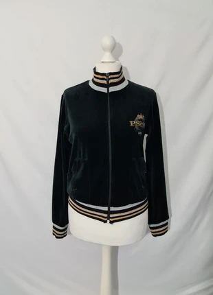 Sweat zippé velours noir Psssy femme L – style vintage années 2000, marque: PSSSY, état: Très bon état, taille: L / 40 / 12, 7,00 €, 8,05 € Protection acheteurs (Pro) incluse