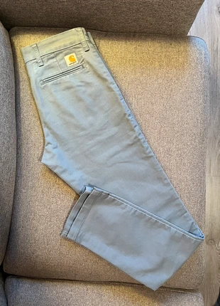 Pantalon Chino Carhartt WIP "Sid Pant" - W30 L32 - Bleu Clair, marca: Carhartt, estado: Bom, tamanho: M, €25.00, €26.95 inclui Proteção do Comprador