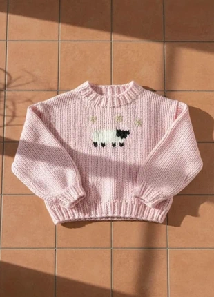 Pull rose pastel mouton mignon – taille M – look cosy cute hiver, brand: Soldea, condizioni: Ottime, taglia: M / IT 42 / EU 38, €44.99, €47.94 include la Protezione acquisti Pro