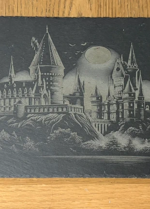 Laser Engraved Hogwarts Castle Slate Placemat – Harry Potter Gift, brand: Harry Potter, condition: New with tags, £10.00, £11.20 includes Buyer Protection