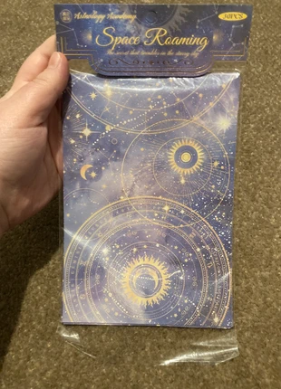 Astronomy themed scrapbook paper, brand: Shein, condition: Very good, £1.00, £1.75 includes Buyer Protection