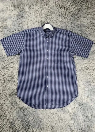 Chemise vintage Polo Ralph Lauren Golf Tilden 90s carreaux bleus 100 % coton L, marque: Ralph Lauren, état: Très bon état, taille: L, 20,00 €, 21,70 € Protection acheteurs (Pro) incluse