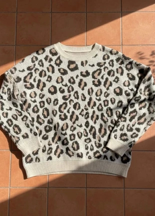 Pull léopard oversize taille S, imprimé animalier tendance chic, marca: Ysera, estado: Muito bom, tamanho: S / 36 / 8, €44.99, €47.94 inclui Proteção do Comprador Pro