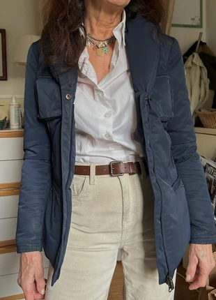 Giacca blu vintage Sergio Tacchini, marca: Sergio Tacchini, estado: Satisfatório, tamanho: XS / 34 / 6, €6.50, €7.53 inclui Proteção do Comprador