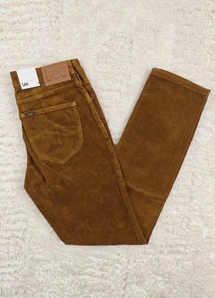 🤎👖 Lee – Jeans Pantalon en Velours Côtelé – Neuf – Marron – W28 L31 Femme 👖🤎, marca: Lee, estado: Nuevo con etiquetas, tamaño: M / 38 / 10, 40,00 €, 42,70 € Protección al comprador Pro incluida