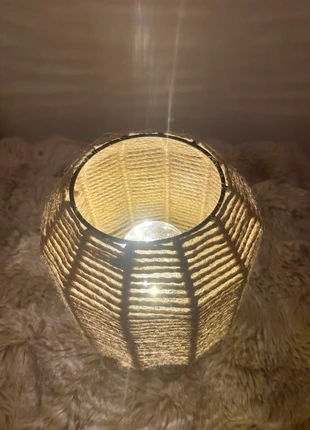 Lampe de chevet en osier à piles - neuve, condizioni: Nuovo senza cartellino, €10.50, €11.73 include la Protezione acquisti