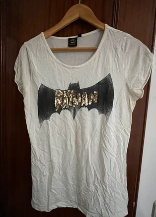 T-shirt batman, marca: Batman, estado: Bom, tamanho: S / 36 / 8, €1.50, €2.28 inclui Proteção do Comprador