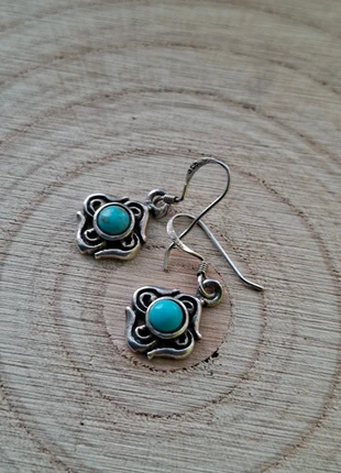 Zilver925 oorbellen met turquoise vintage, marca: Silver, estado: Muito bom, €15.00, €16.45 inclui Proteção do Comprador