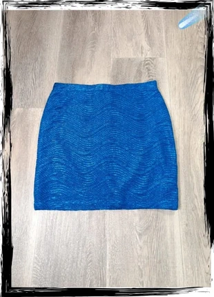 H&M Minijupe pailletés Royal Bleu - Small, marque: H&M, état: Très bon état, taille: S / 36 / 8, 8,00 €, 9,10 € Protection acheteurs incluse