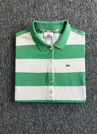 Polo Lacoste Vert Blanc XS Homme Coton #6050, brand: Lacoste, condition: Very good, size: XS, €23.00, €24.85 includes Buyer Protection Pro