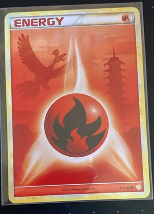 Carta Pokemon Energia Fuoco 116/123 di HeartGold & SoulSilver, marke: Pokémon, zustand: Sehr gut, 12,50 €, 13,83 € inklusive Vinted-Käuferschutz