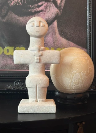 Vintage Replica Sculpture – Idol of Pomos (Cyprus) Medium Sized, merk: Ancient Greek, staat: Heel goed, € 55,00, € 58,45 inclusief Kopersbescherming