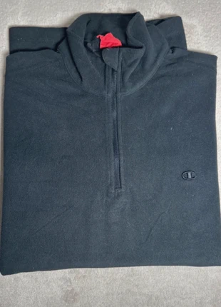 Half zip polaire Champion noir taille L homme, marque: Champion, état: Très bon état, taille: L, 5,00 €, 5,95 € Protection acheteurs incluse
