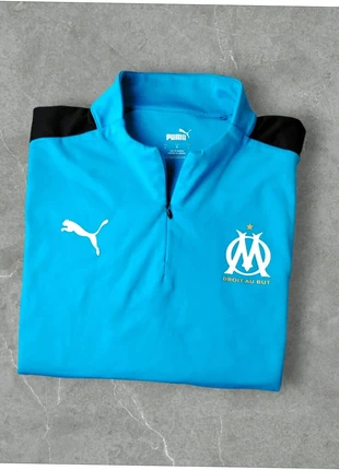 Quart-zip d'entraînement Olympique de Marseille - Saison 2021/2022 - Taille L, brand: Olympique De Marseille, condition: Very good, size: L, €25.00, €26.95 includes Buyer Protection