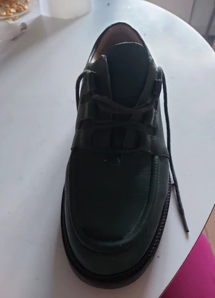 Mocassins cuir vert bouteille, condizioni: Ottime, taglia: 38, €8.00, €9.10 include la Protezione acquisti