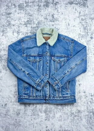 Veste Levi’s Premium Sherpa Trucker homme XS denim bleu doublure chaude 484, marque: Levi's, état: Très bon état, taille: XS, 30,00 €, 32,20 € Protection acheteurs incluse