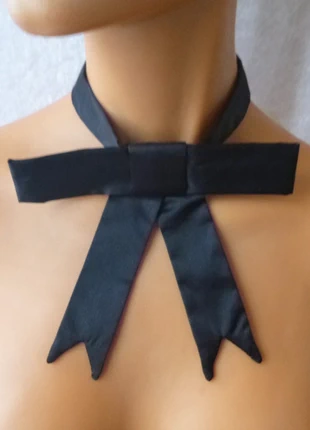 Vintage Chic - vlinderdas - zwart - 48 cm., merk: Vintage Chic, staat: Heel goed, € 7,00, € 8,05 inclusief Kopersbescherming