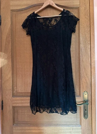 robe dentelle noire, brand: Inconnu, condition: Very good, size: M / 38 / 10, €3.50, €4.38 includes Buyer Protection