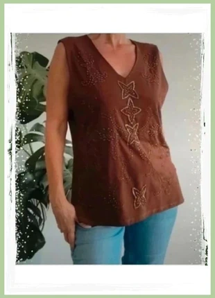 Top pedrería, état: Très bon état, taille: XXL / 44 / 16, 17,90 €, 19,50 € Protection acheteurs incluse