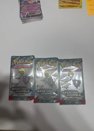 3 booster loisir aventure ensemble, marque: Pokémon, état: Neuf sans étiquette, 6,00 €, 7,00 € Protection acheteurs incluse