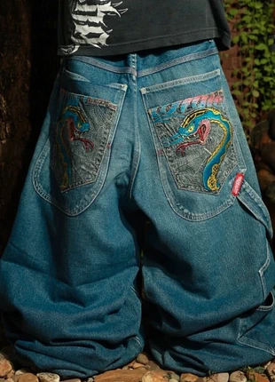 Vintage GAT Jeans, merk: JNCO, staat: Heel goed, maat: L, € 140,00, € 147,70 inclusief Kopersbescherming Pro