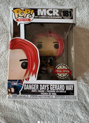 MCR My Chemical Romance Danger Days Gerard Way Funko Pop 181, merk: Funko, staat: Heel goed, maat: Prematuur, tot 44 cm, € 57,50, € 61,08 inclusief Kopersbescherming Pro