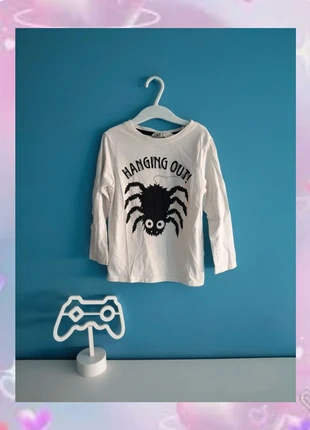 🩵 Camiseta Halloween Infantil 🩵, brand: H&M, condizioni: Ottime, taglia: 5 anni / 110 cm, €7.00, €8.05 include la Protezione acquisti